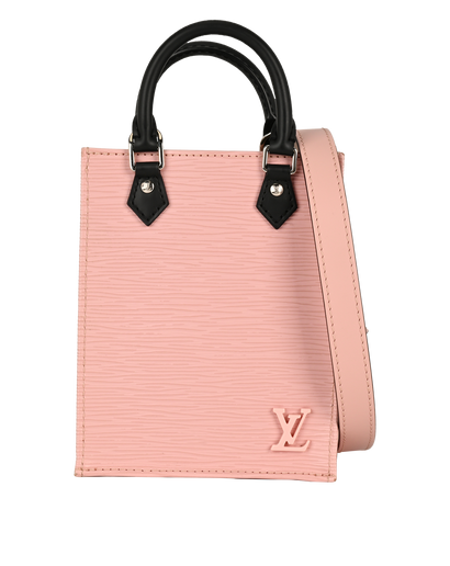 Petit Sac Plat, &pound;750, Handbags, Pink, Leather, Front view